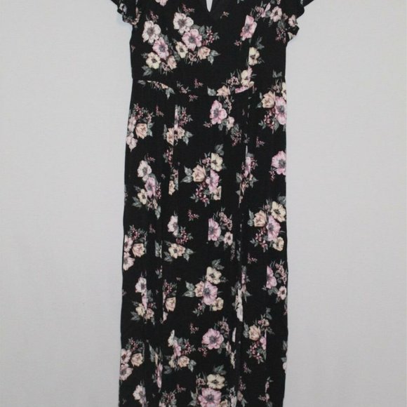 Torrid Floral Challis Maxi Dress Wrap Skirt H10212 - Picture 2 of 10
